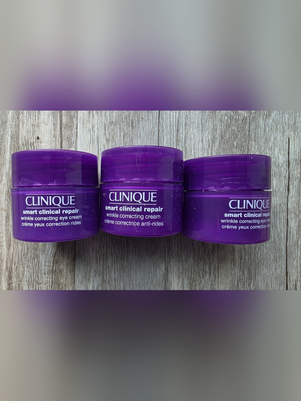 3 Clinique Clinical Smart Repair Wrinkle Correcting cream, Size: 15 ml Each